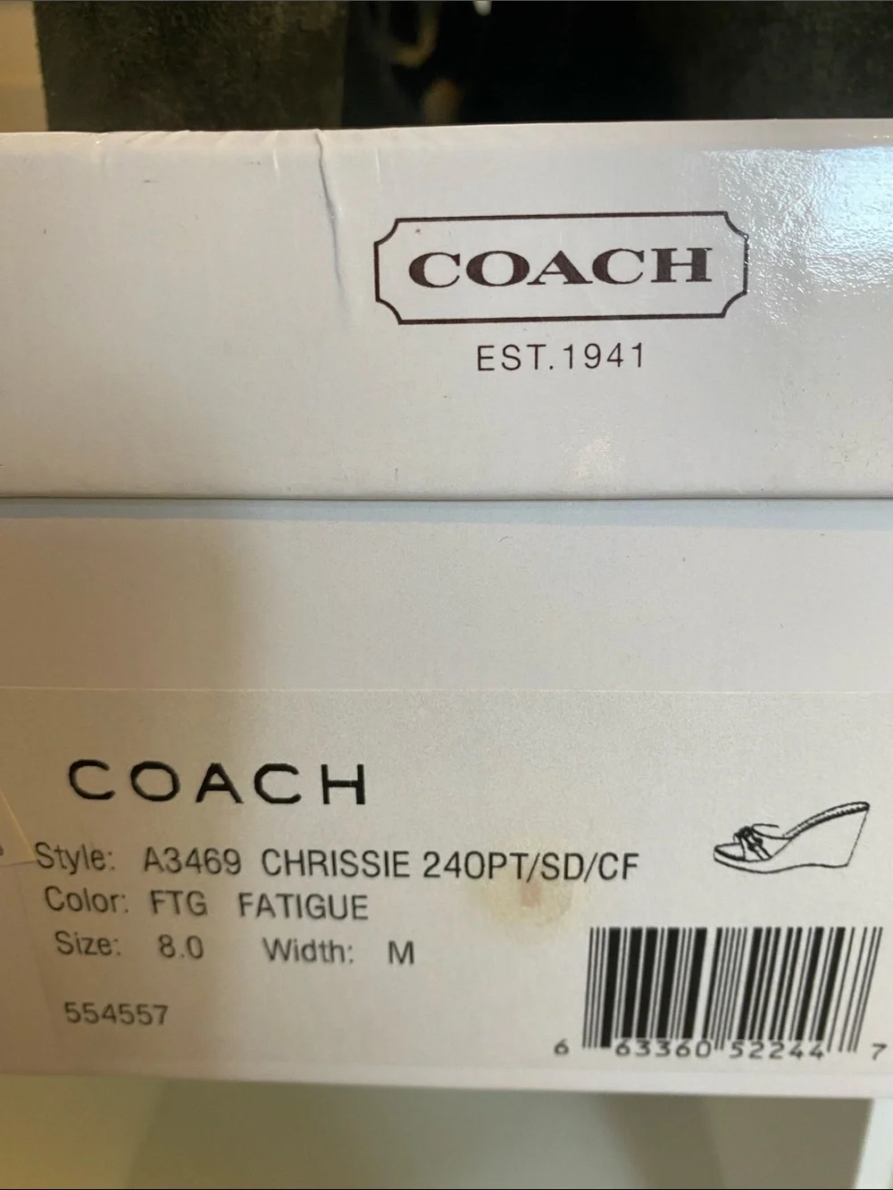 Coach rare slip
